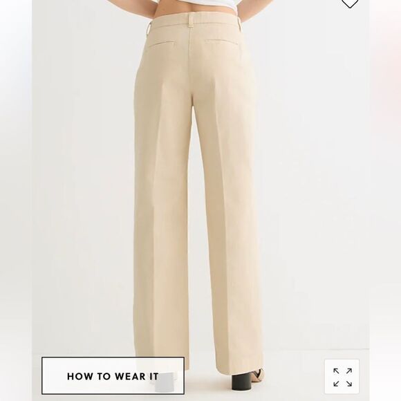 J. Crew Tall pleated capeside chino pant* - Picture 4 of 9